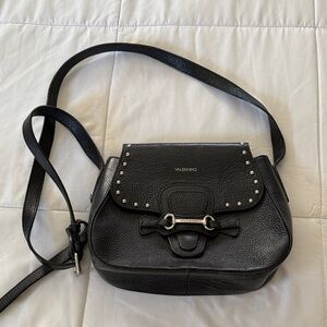 Valentino Black Studded Crossbody Bag